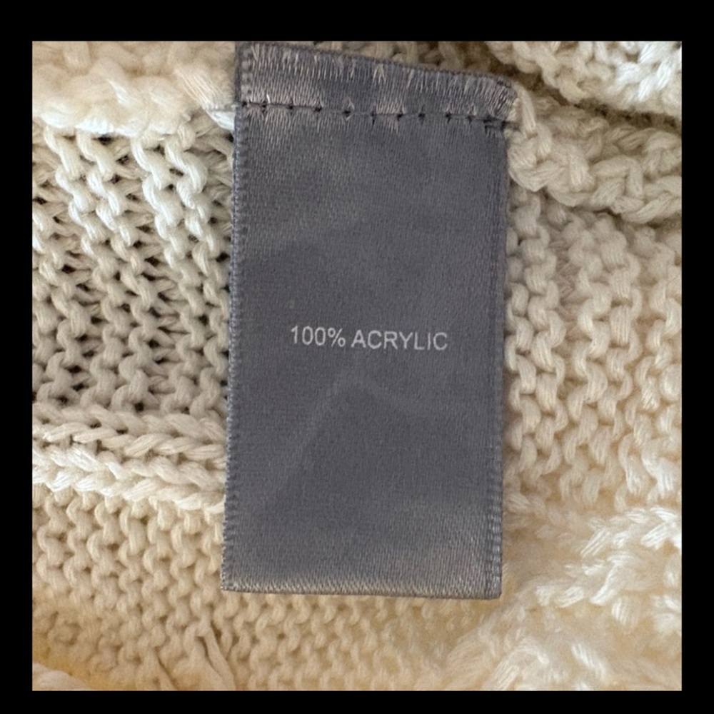 Marled Reunited Clothing Cable Knit Halter Sweater L - Picture 7 of 7